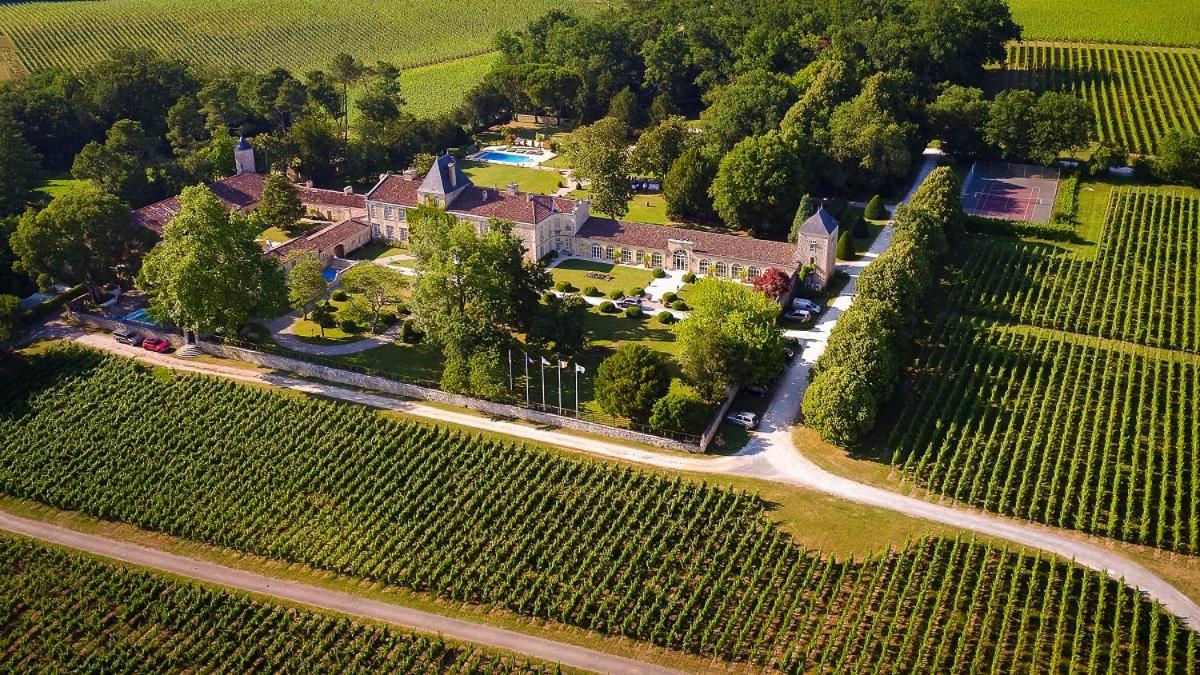 Chateau De La Ligne Lignan-de-Bordeaux Exterior foto
